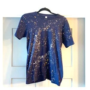 James Dant splatter painted in form of Indiana.